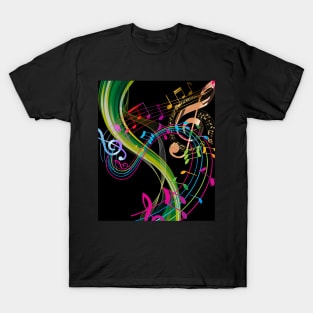 Musical Theme Unique Design T-Shirt